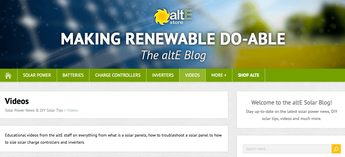 renewable energy education