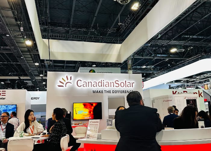 Canadian Solar RE+ 2023 Las Vegas | A.R. Environmental Content Marketing House