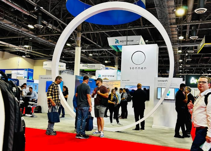 Sonnen RE+ 2023 Las Vegas | A.R. Environmental Content Marketing House