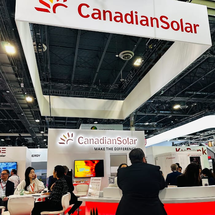 Canadian Solar RE+ 2023 Las Vegas | A.R. Environmental Content Marketing House