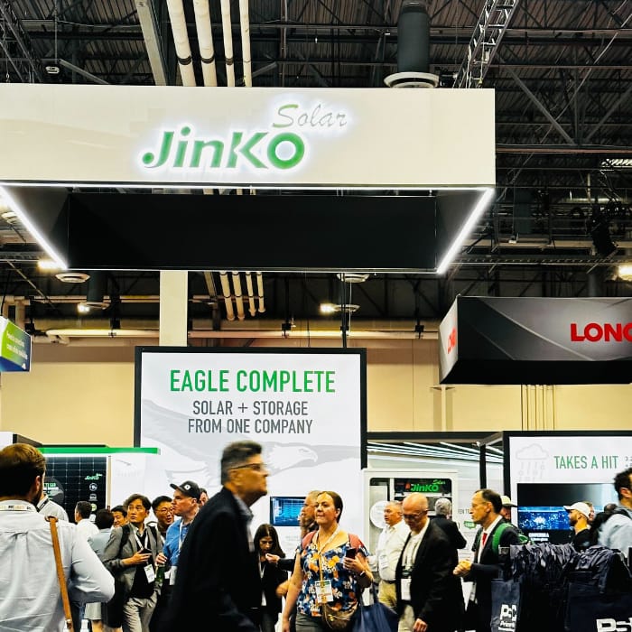 Jinko Solar RE+ 2023 Las Vegas | A.R. Environmental Content Marketing House