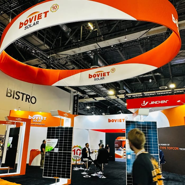 boviet Solar at RE+ 2023 | A.R. Environmental Content Marketing House