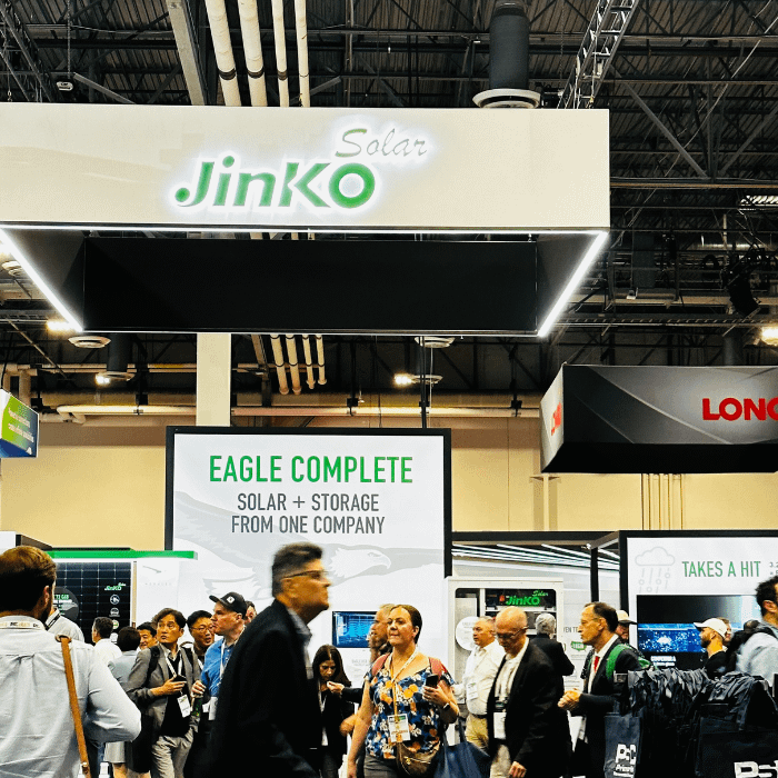 Jinko Solar RE+ 2023 Las Vegas | A.R. Environmental Content Marketing House
